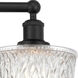 Edison Niagra 3 Light 25 inch Matte Black Bath Vanity Light Wall Light