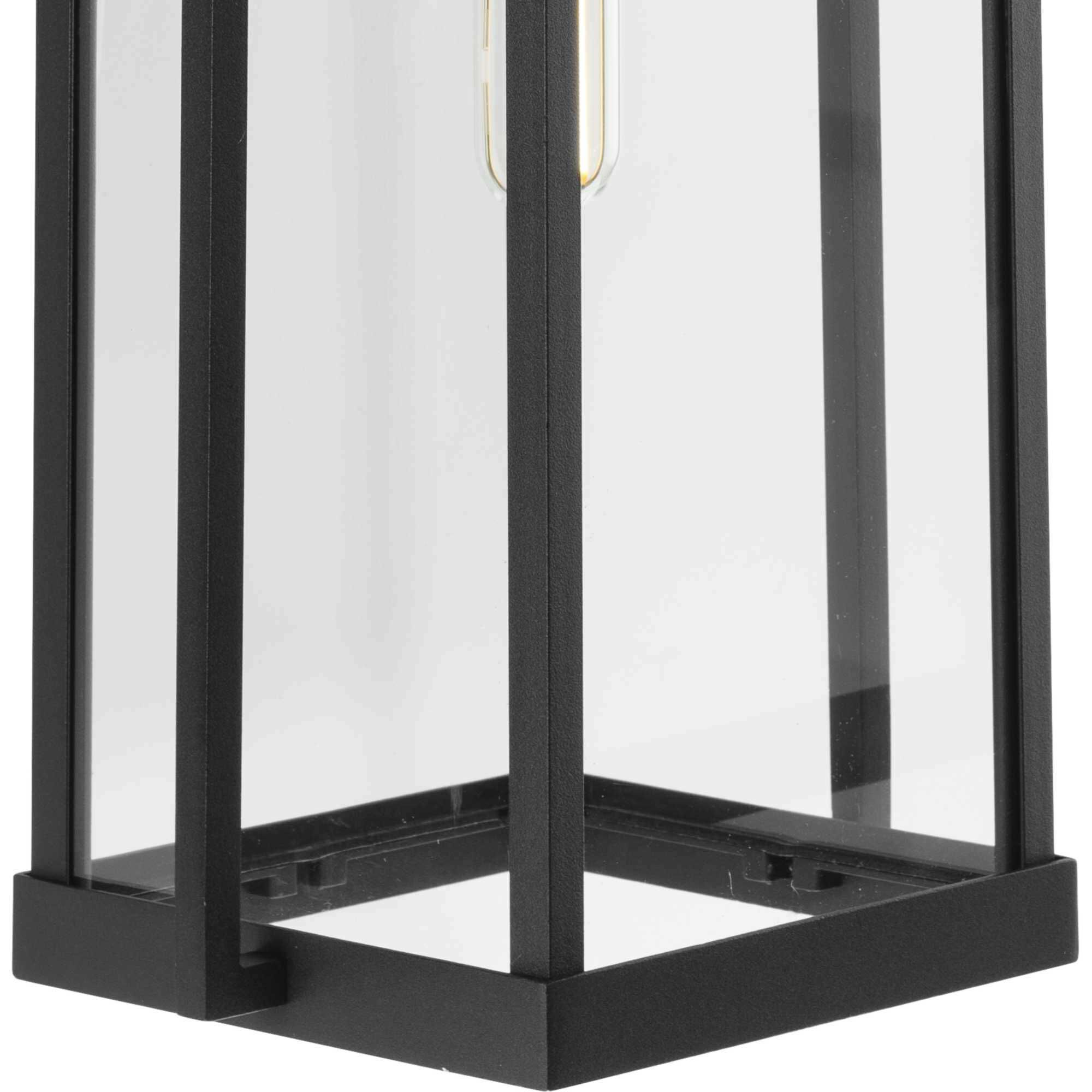 Walcott 1 Light 20 inch Textured Black Wall Lantern