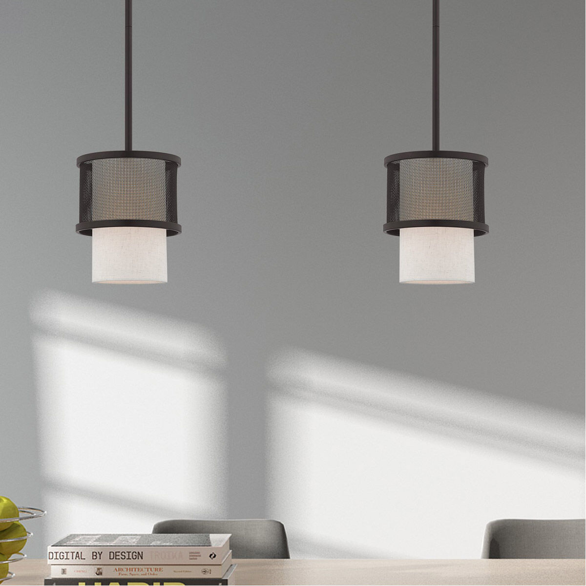 Braddock 1 Light 7 inch Bronze Mini Pendant Ceiling Light