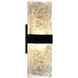 Lava LED 6 inch Black Wall Light
