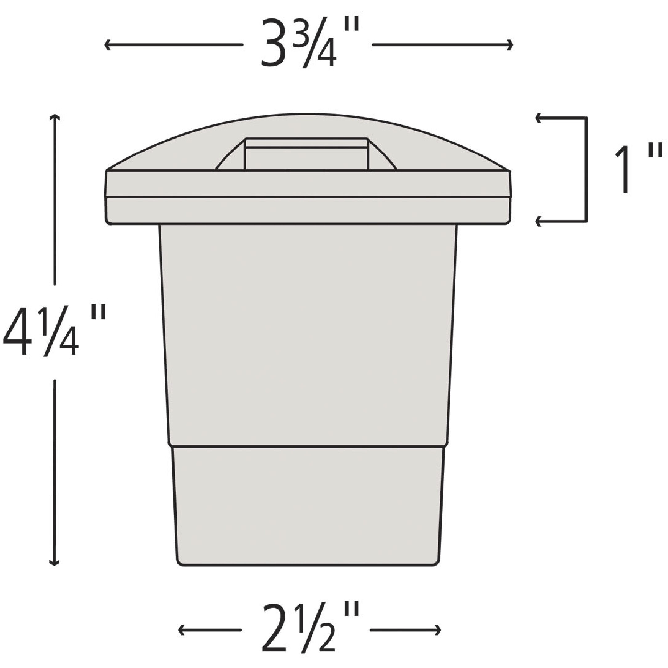 Hardy Island Directional 12v 4.00 watt Matte Bronze Landscape Well Light