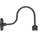 RLM 1 Light 12 inch Coal Outdoor Wall Mount, Great Outdoors