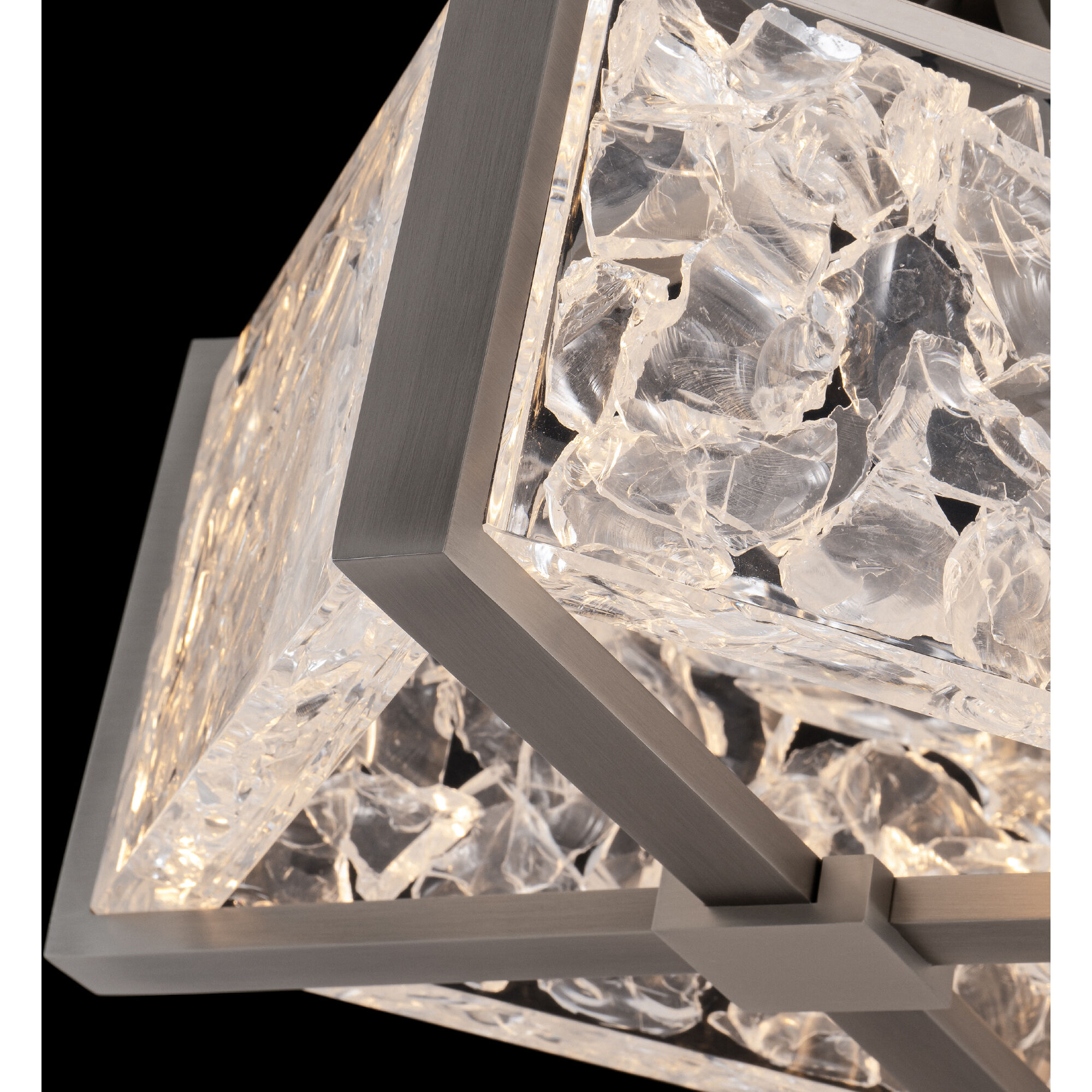 Emblem LED 11.38 inch Brushed Nickel Indoor Ceiling Lighting