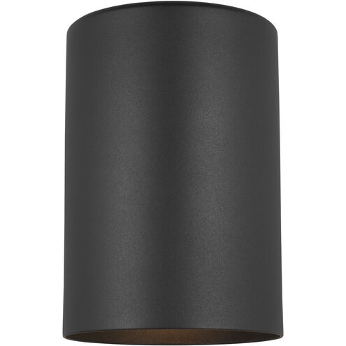 Outdoor Cylinders 1 Light 7.25 inch Black Outdoor Wall Lantern