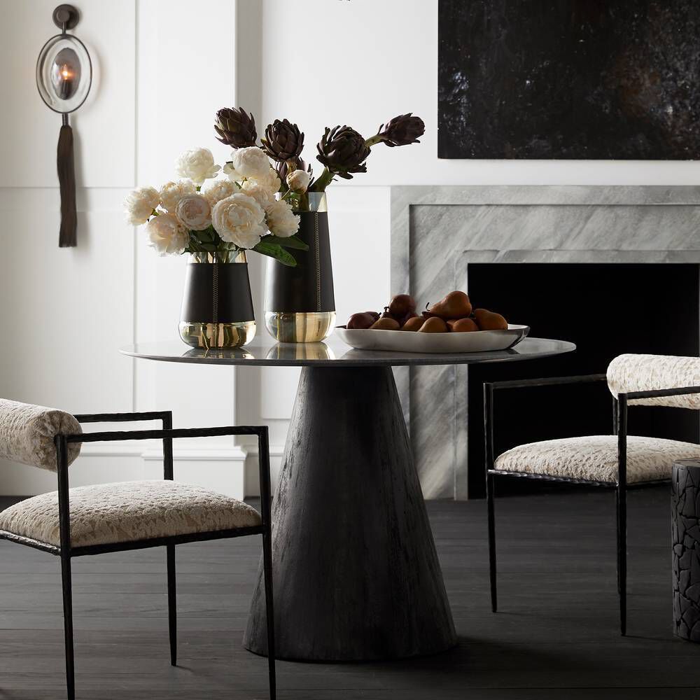 Theodore 47 inch Sandlasted Ebony Entry Table