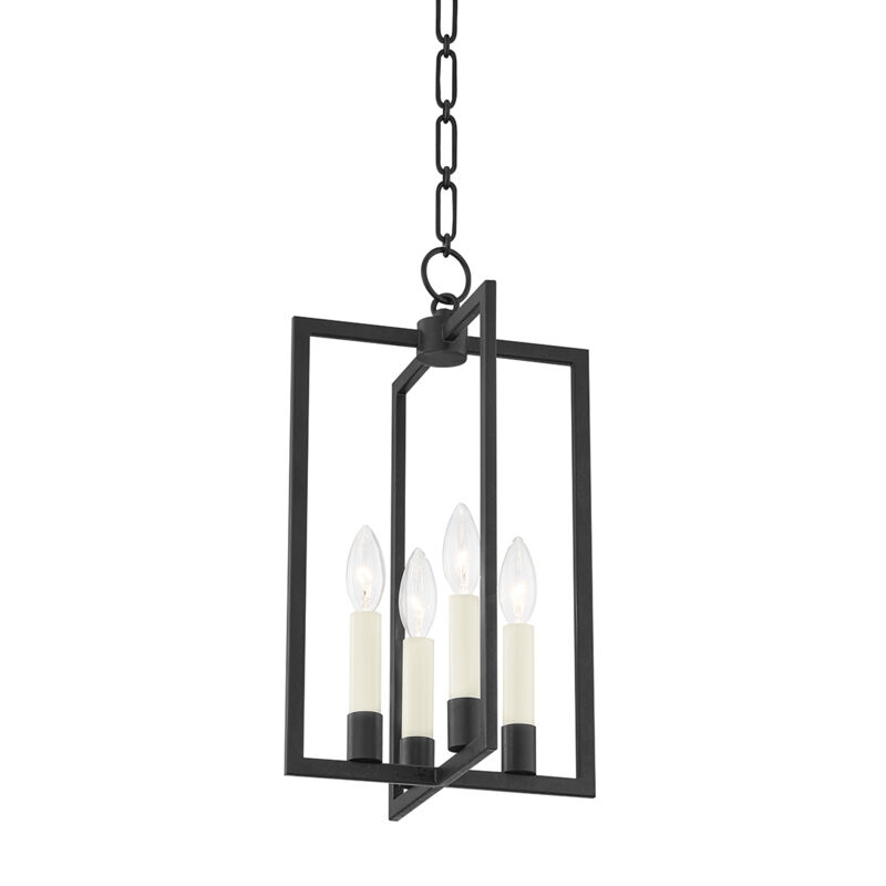 Middleborough 4 Light 10 inch Aged Iron Pendant Ceiling Light, Small