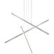Vega LED 0.75 inch Brushed Nickel Multi Pendant Ceiling Light