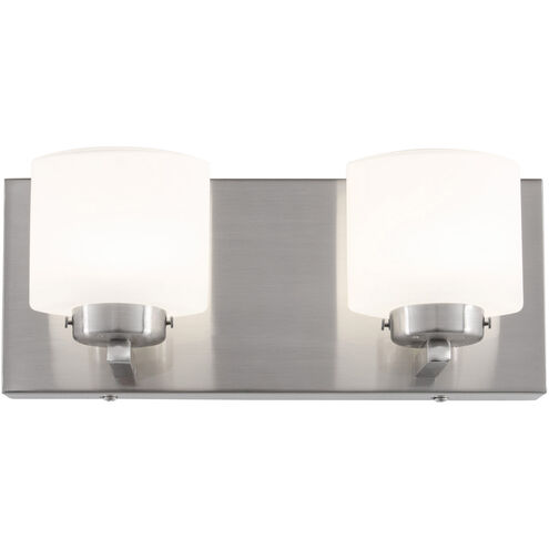 Clean LED 11 inch Satin Nickel Vanity Light Wall Light