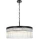 Harlow 6 Light 24 inch Black Chandelier Ceiling Light