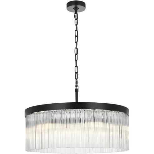 Harlow 6 Light 24 inch Black Chandelier Ceiling Light