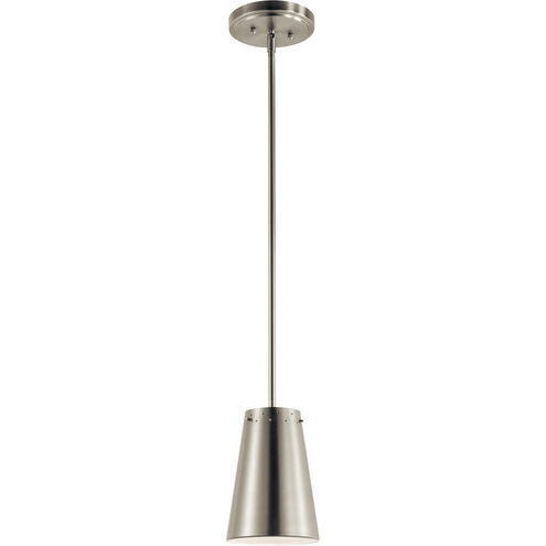 Independence LED 6 inch Brushed Nickel Mini Pendant Ceiling Light