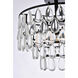 Mila 3 Light 16 inch Black Flush Mount Ceiling Light