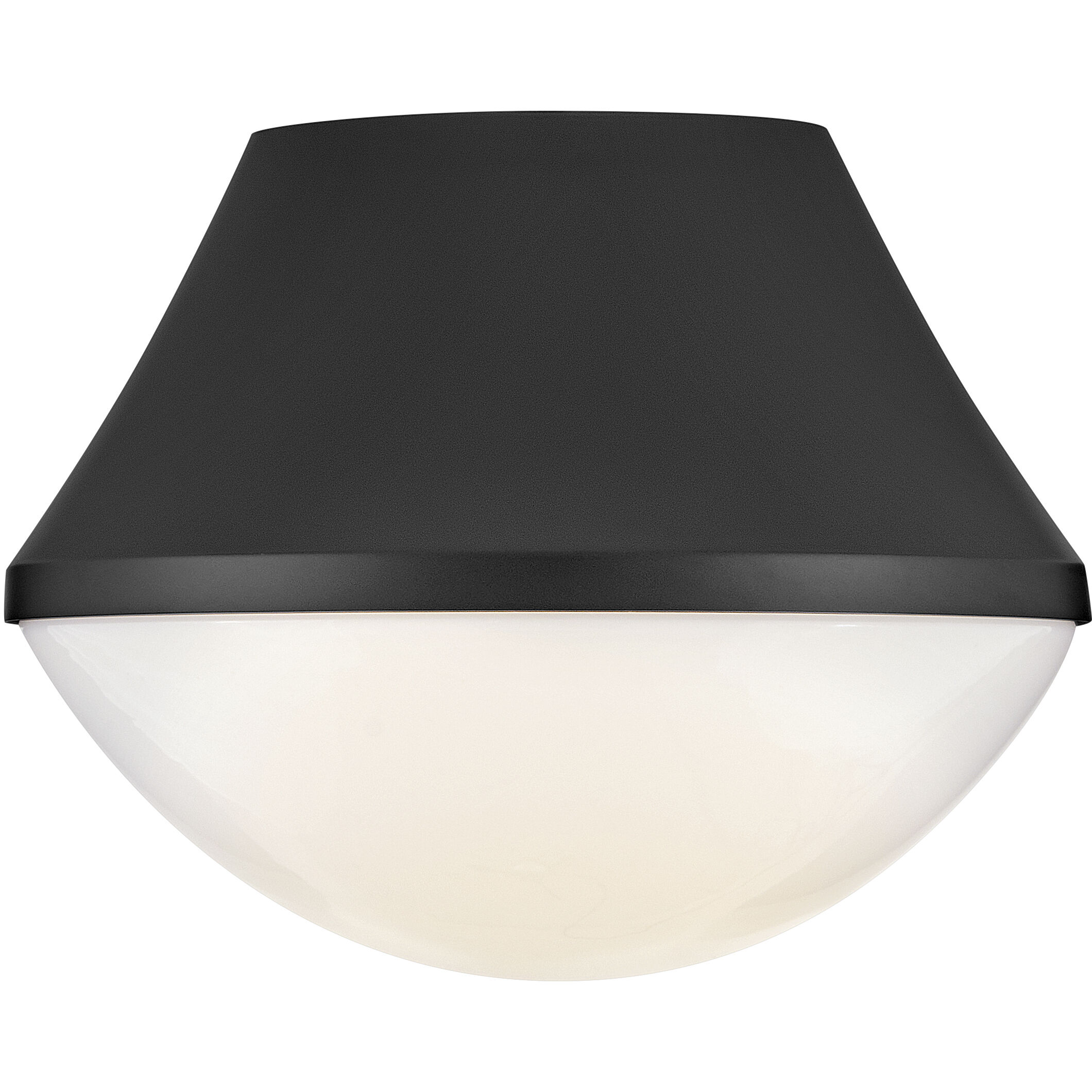 Haddie LED 11 inch Black Foyer Light Ceiling Light, Flush Mount
