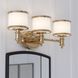 Carlisle LED 22 inch Natural Brass Bathroom Light Wall Light