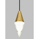 Sean Lavin Turret LED Nightshade Black Pendant Ceiling Light, Integrated LED