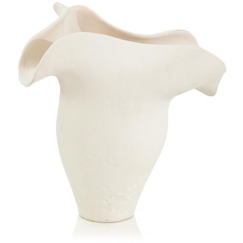 Chantilly White Porcelain II 13.75 X 13.5 inch Vase