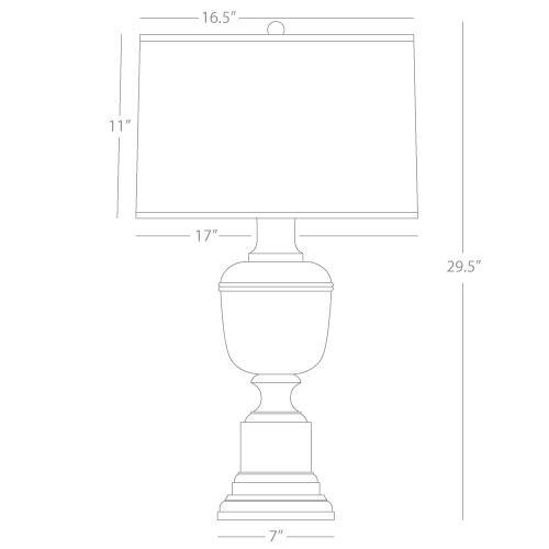 Annika 29.5 inch 150.00 watt Blush Table Lamp Portable Light in Cloud Cream Silk