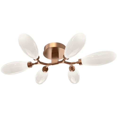 Fiori LED 35.9 inch Novel Brass Flush Mount Ceiling Light