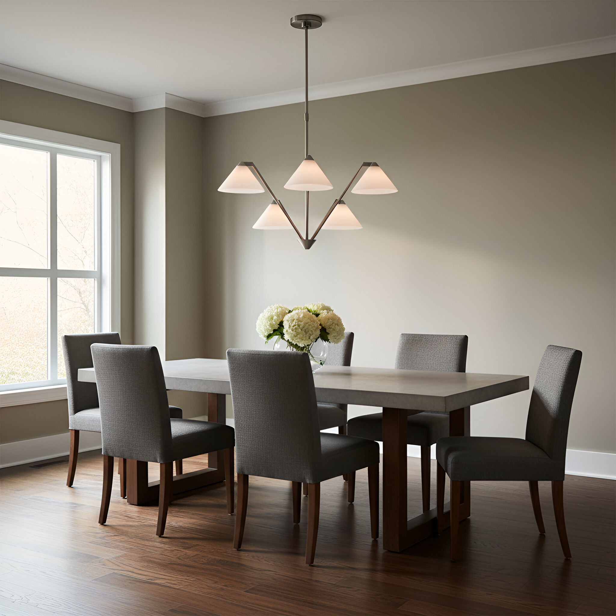 Werley 5 Light 30.38 inch Brushed Nickel Chandelier Ceiling Light, Large