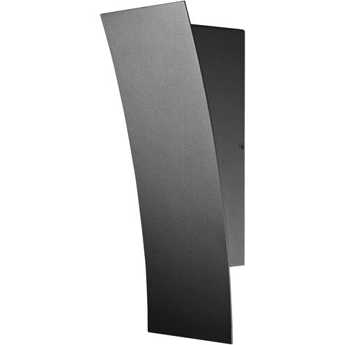 Landrum LED 12 inch Black Outdoor Wall Sconce