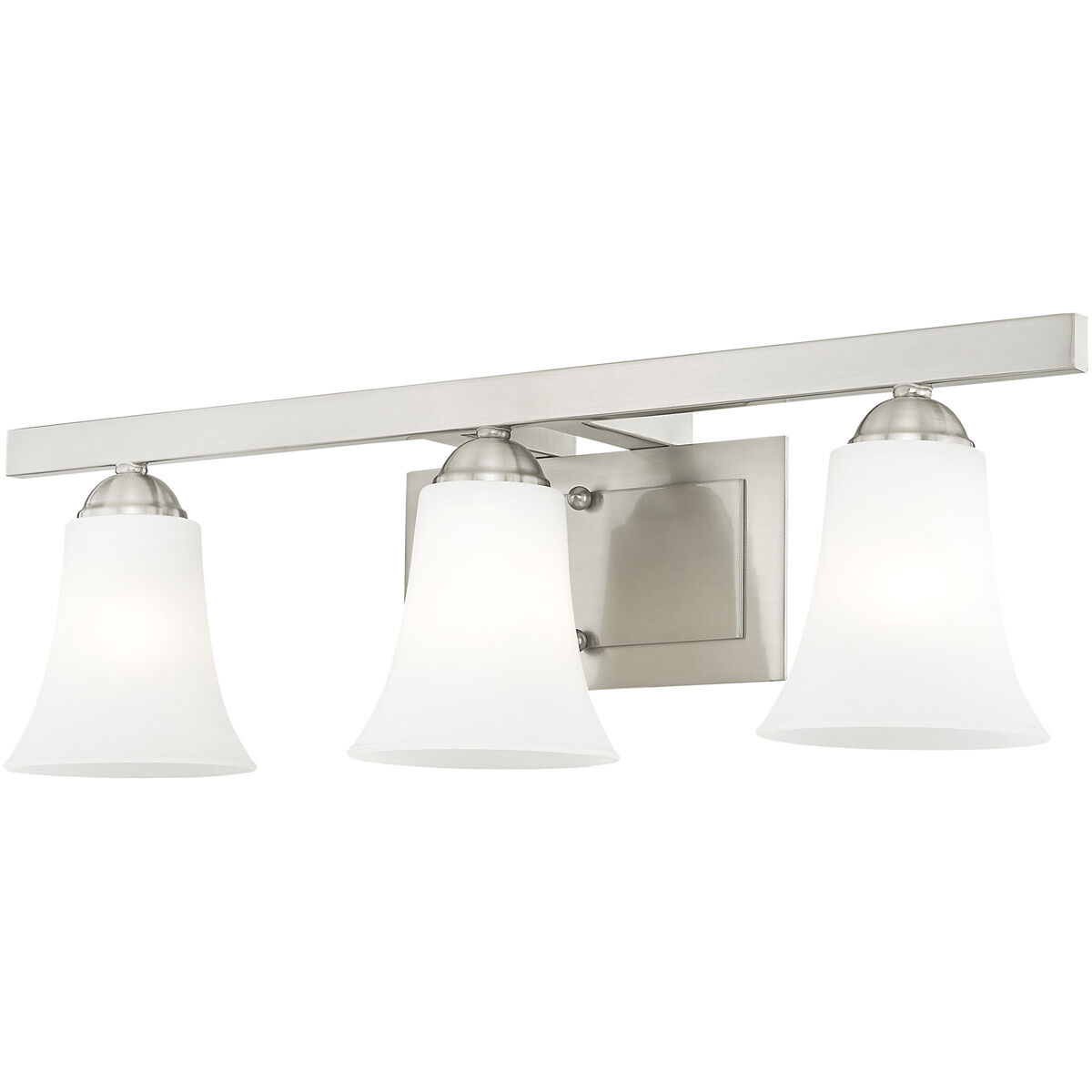 Ridgedale 3 Light 25 inch Brushed Nickel Bath Vanity Wall Light