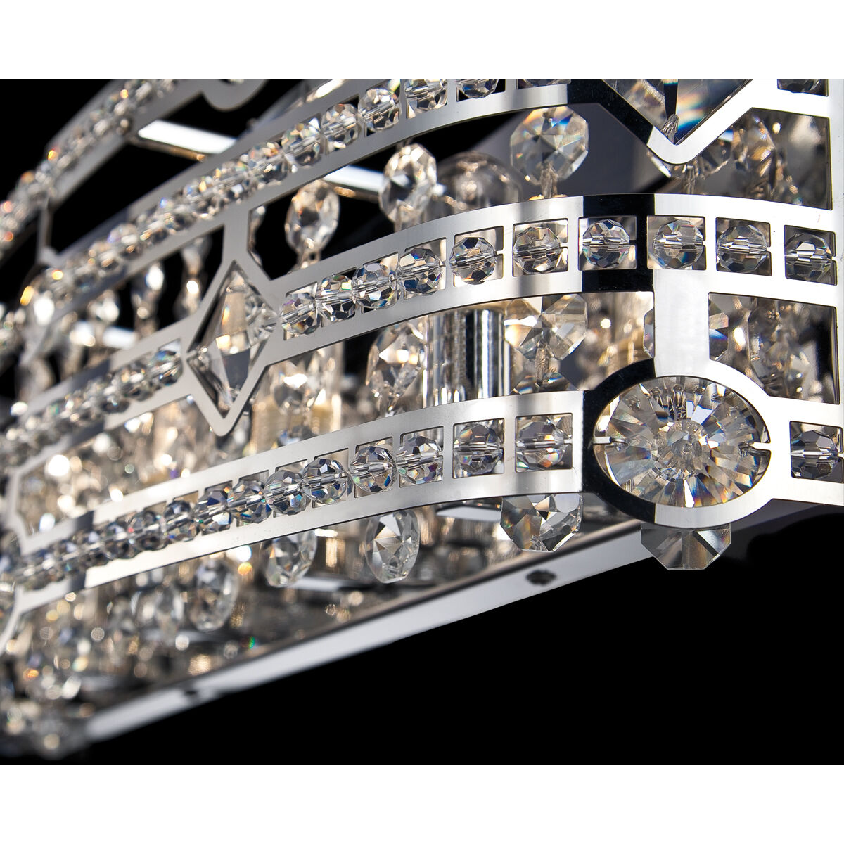 Mica 5 Light 28 inch Chrome Vanity Light Wall Light