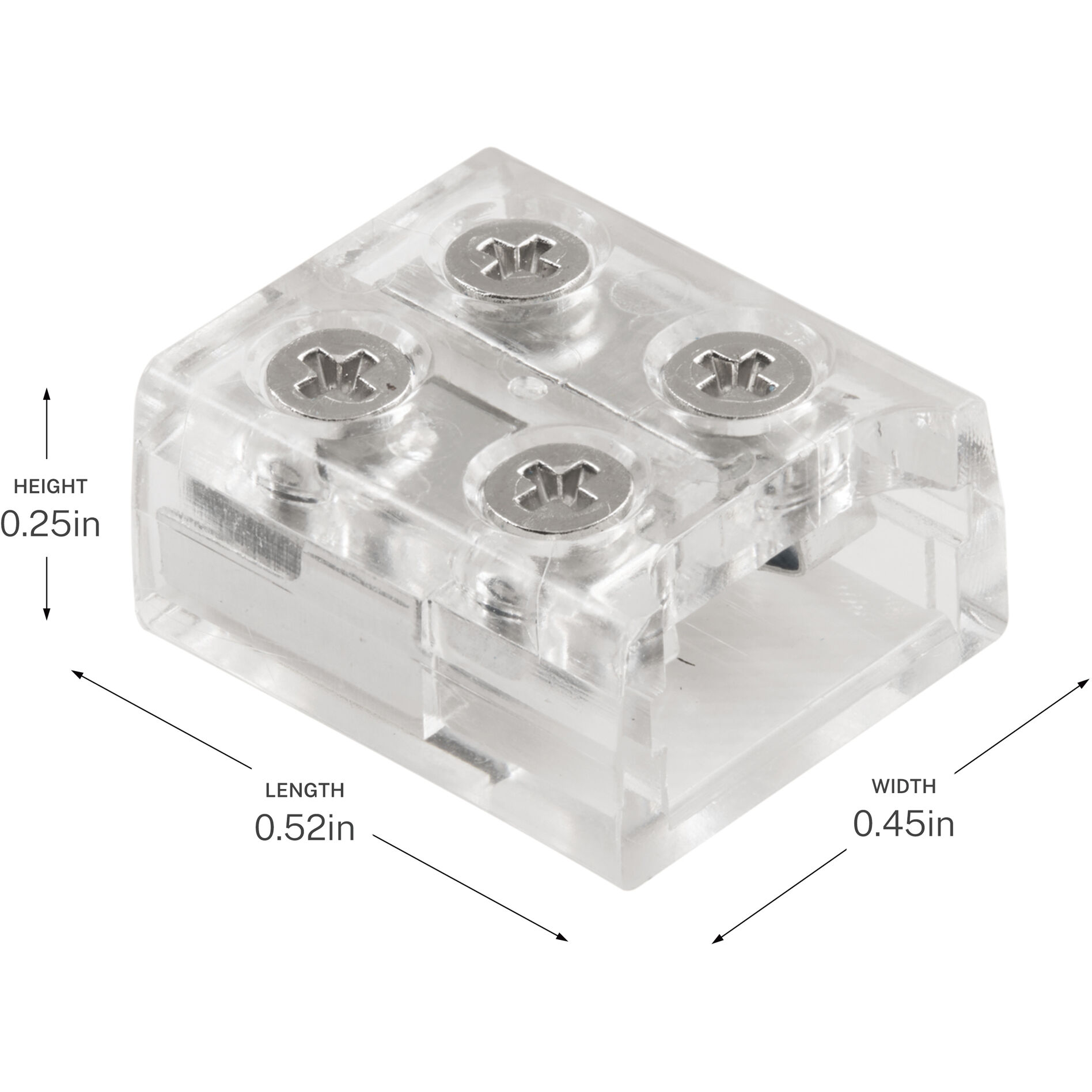 COB Dry Clear 0.52 inch Terminal Block Connectors, Tape to Wire