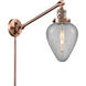 Geneseo 35 inch 60.00 watt Antique Copper Swing Arm Wall Light, Franklin Restoration