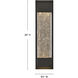 Rune Outdoor Wall Mount in Black