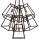 Fulton 7 Light 27.75 inch Bronze with Heirloom Brass Indoor Foyer Light Ceiling Light, Large