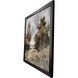 Pathway to Tranquil Shore Blue and Beige and Brown and Gray Canvas