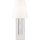 TOB by Thomas O'Brien Beckham Classic 1 Light 5.38 inch Polished Nickel Wall Sconce Wall Light