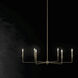 Alvaro 6 Light Champagne Bronze Chandelier Ceiling Light, 1 Tier Medium