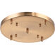 Leo 13.88 inch Aged Gold Brass Multi Ceiling Canopy Ceiling Light