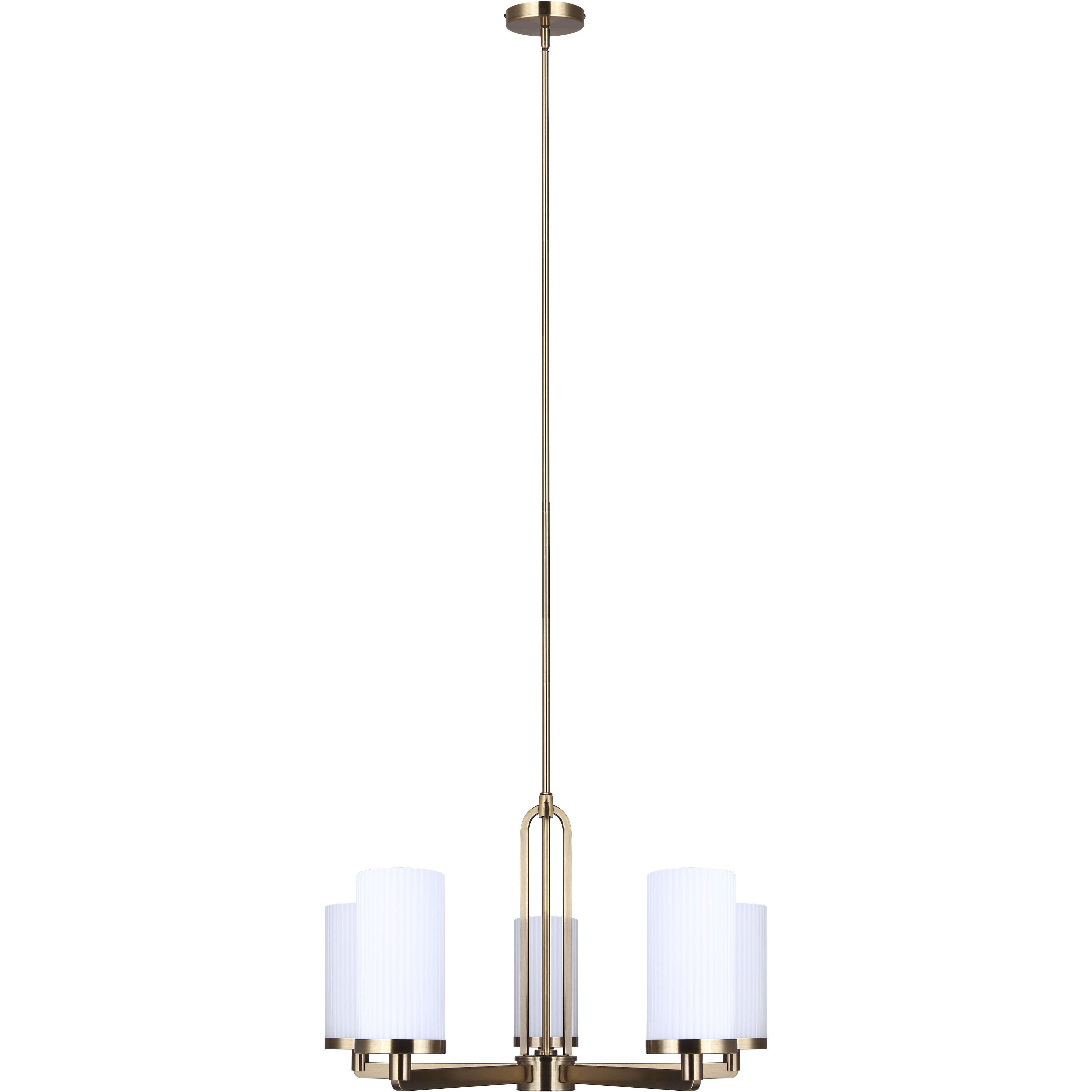 Kinslea 5 Light 25.63 inch Gold Chandelier Ceiling Light