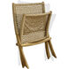Asha Natural Teak Wood Lounge Chair