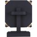 Aki 1 Light 12 inch Black and Wood Outdoor Wall Lantern