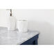 Clement 42 X 22 X 34 inch Blue Bathroom Vanity Cabinet