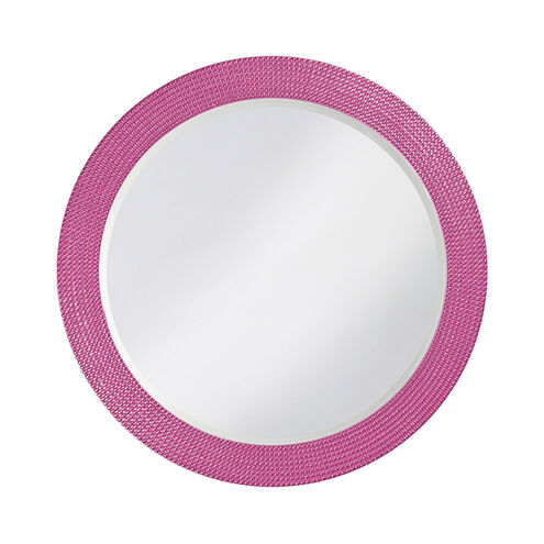 Lancelot 32 X 21 inch Glossy Hot Pink Wall Mirror