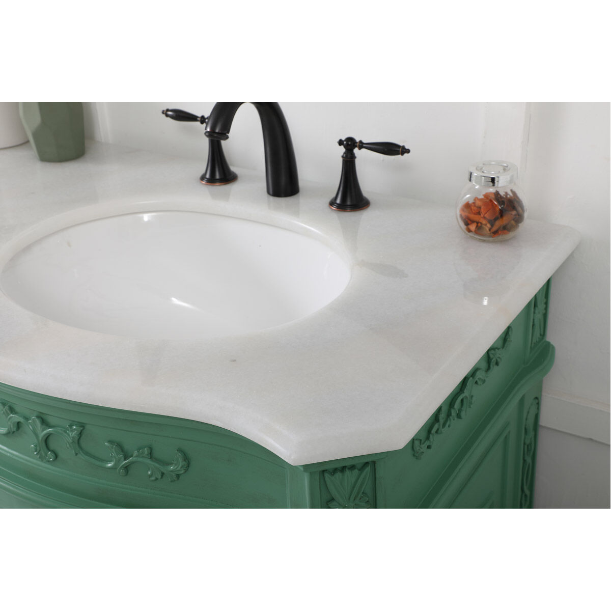 Danville 72 X 21 X 36 inch Vintage Mint Vanity Sink Set