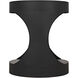Eclipse 26 X 22 inch Matte Black Side Table, Round