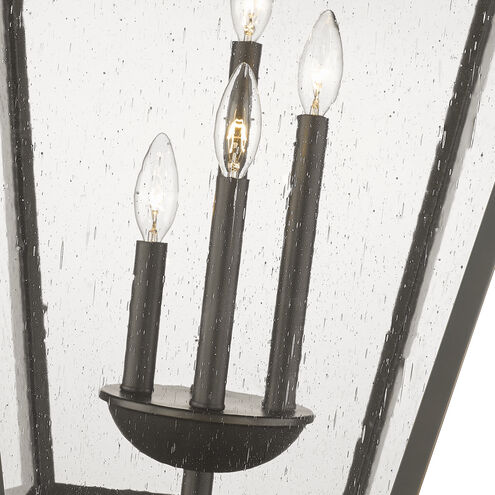 Talbot 4 Light 34.25 inch Oil Rubbed Bronze Outdoor Post Mount Fixture