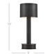 Traverse 13 inch 2 watt Oil Rubbed Bronze Cordless Table Lamp Portable Light