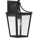 Adair 1 Light 14.25 inch Black Outdoor Wall Lantern