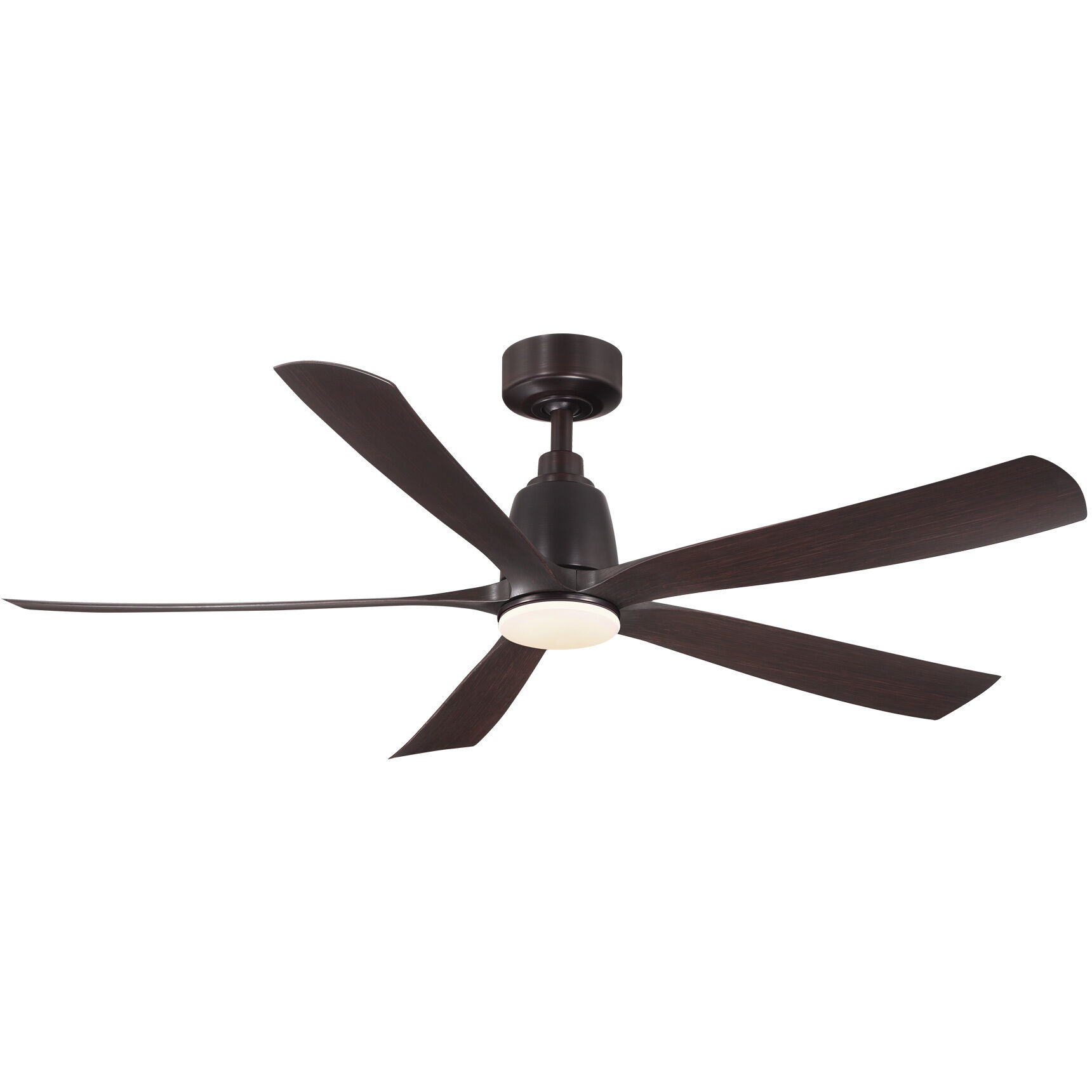 Kute 52 inch Matte White Fan-Uni