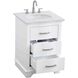 Knox 24 X 34 inch White Bathroom Vanity Cabinet