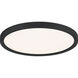 Outskirts 15 inch Earth Black Flush Mount Ceiling Light