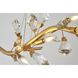Canada LED 17.7 inch Gold Chandelier Ceiling Light