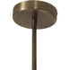 Brillio 1 Light 10 inch Matte Antique Brass Pendant Ceiling Light
