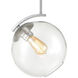 Croton 1 Light 10 inch Polished Chrome Mini Pendant Ceiling Light